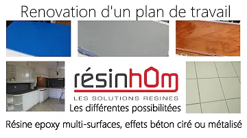 Quels sont les plans de travail ?