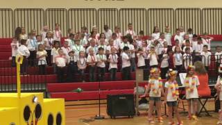 West Elementary School 1st grade music concert 2016 part 2