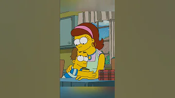 Little Homer's sad story 😔😔 #simpsons #shorts