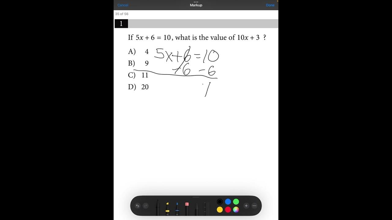 Easiest SAT QUESTION YouTube