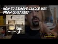 Remove Candle Wax from Glass Jars - Super Easy | Cant Stop Art