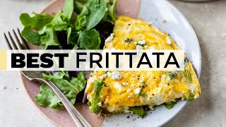 FRITTATA | easy recipe with asparagus and cheese