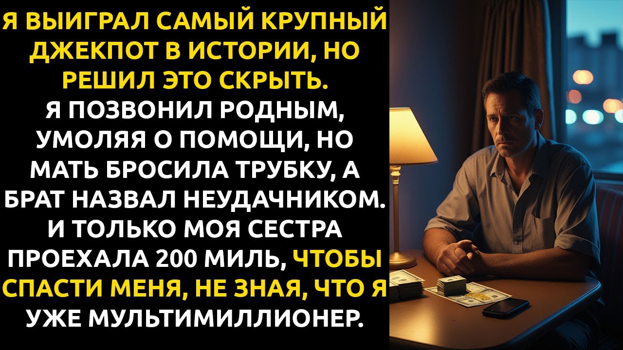 Мой брат назвал меня НЕУДАЧНИКОМ — он не знал, что я только что стал МУЛЬТИМИЛЛИОНЕРОМ.
