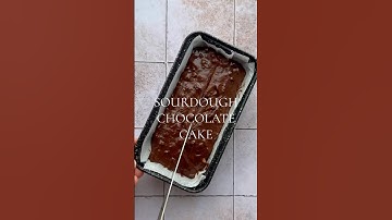SOURDOUGH CHOCOLATE CAKE #sourdoughrecipe #sourdoughdiscard #sourdough