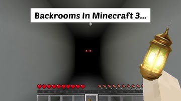 Backrooms In Minecraft 3... (no mods or addons) Command Block Creation