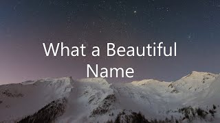 What a Beautiful Name It is - Hillsong. Instrumental Piano Worship. Christian Music on Piano