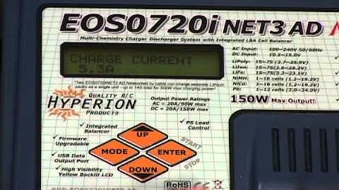 How to set memory position for a LiPo pack using the Hyperion EOS720i NET3 AC/DC Charger