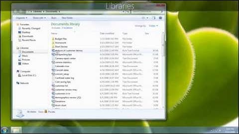 How to use Windows 7 Video - Search and Finding your files