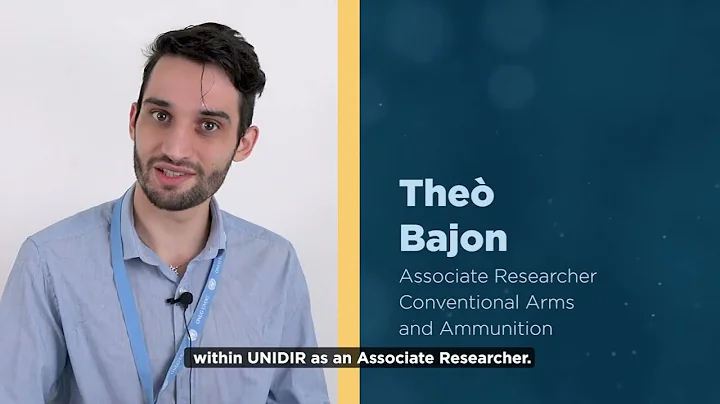 How can we better control the spread of small arms and light weapons? 🌐 UNIDIR Youth Disarmament