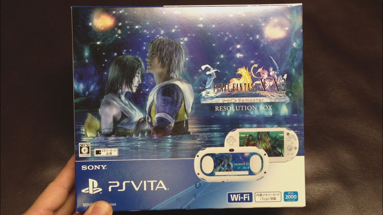 Final Fantasy X|X-2 HD Remaster Resolution Box Limited Edition PS Vita 2000  Unboxing