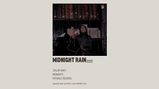 Midnight Rain - Taylor Swift (Sped Up) Resimi