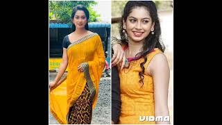 #eramana Rojave 😘 priya saree vs modern dress #swathi konde...