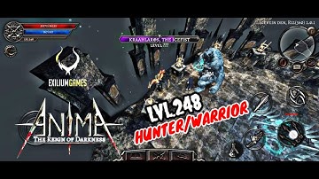 Anima ARPG - How Strong is Your Hunter? I killed KRAAHLAROS, THE ICEFIST w/ level 248 Hunter/Warrior