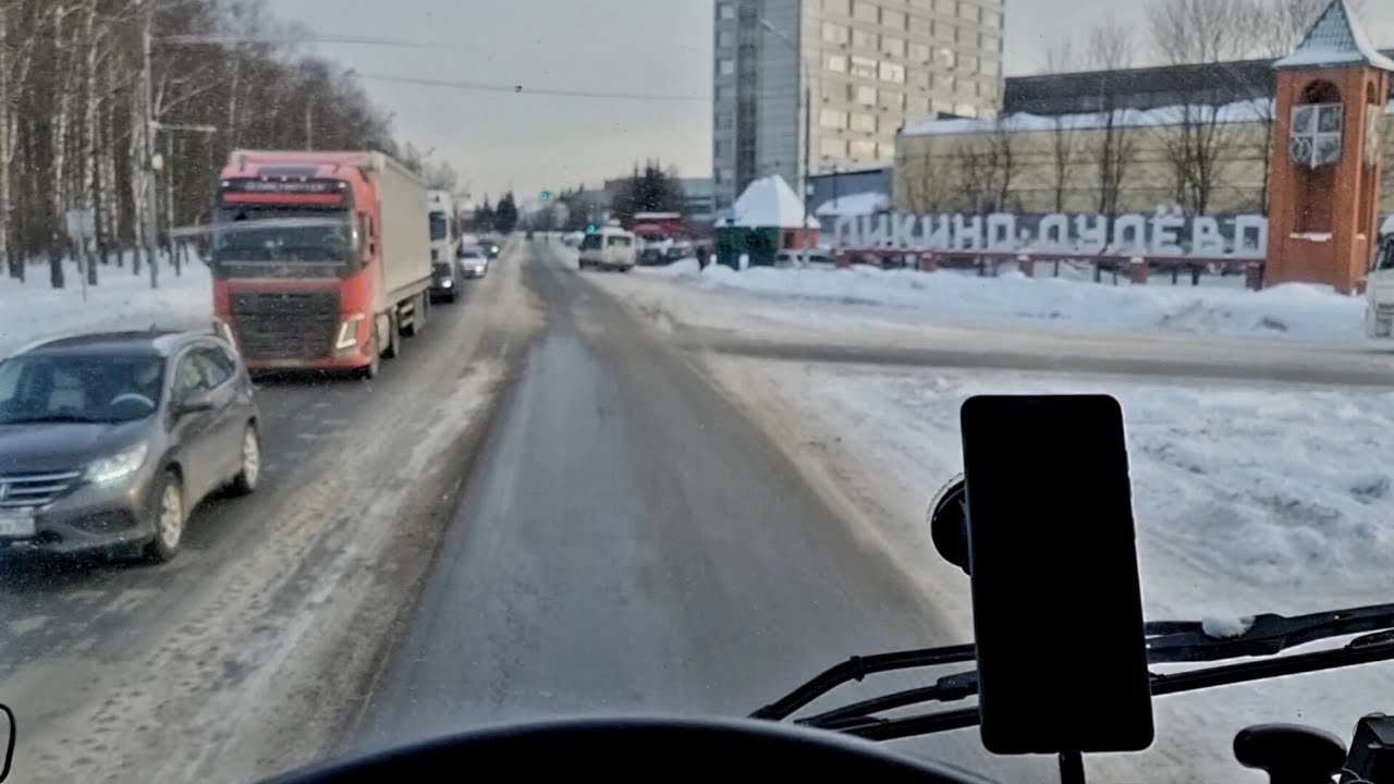 Дальнобой Балашиха-Ульяновск. За спиной 20т.Вольво FH 12 идёт уверенно ...
