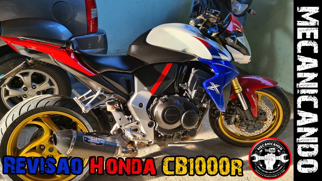 REVISÃO HONDA CB1000R 🔧🔩 MECANICANDO MOTOS
