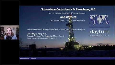 Subsurface Machine Learning Introduction to Spatial Data Analytics with Python