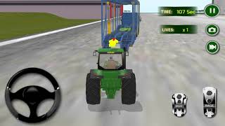 Farm Tractor Airplane Transfer #3 -  traktör oyunu, traktör videoları tractor gams android gameplay screenshot 4