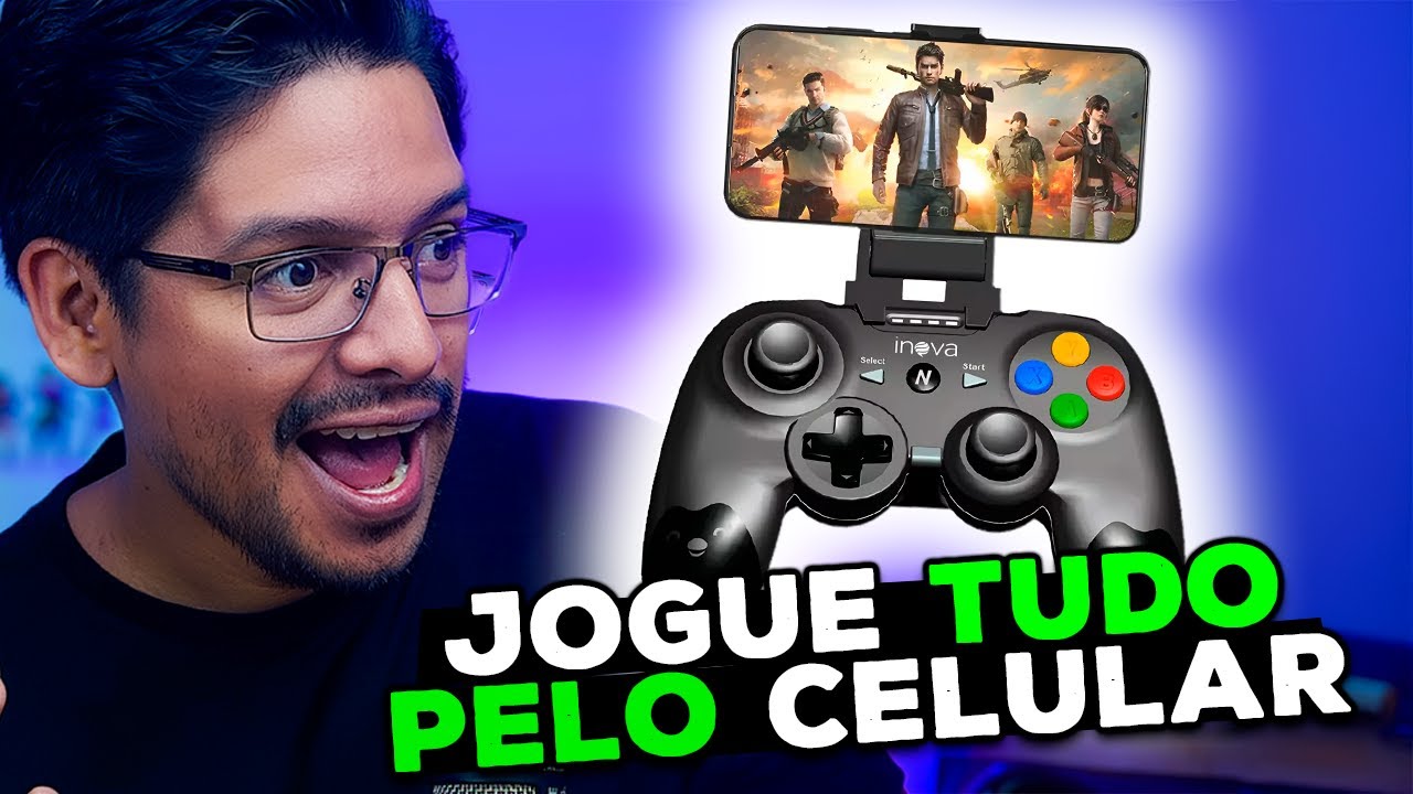 Transforme Qualquer Celular em um Video Gamer! Controle Con-12865 - YouTube
