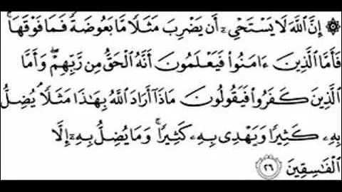 سورة البقرة من آيه 25 إلى 30 سورة البقرة من آيه 25 إلى 30