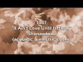 It Ain&#39;t Love Until It Hurts Shenandoah guitar cover