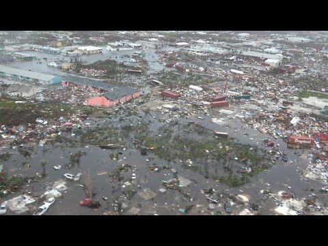 Aerial footage shows total devastation in Abaco, Bahamas after Hurricane Dorian