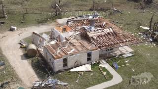 04-13-2022 - Salado, TX - 20+ injured, homes destroyed, church pushed off foundation high end EF-3