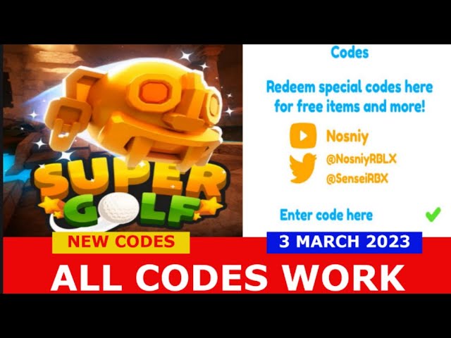 Super Golf Flag's Code & Price - RblxTrade