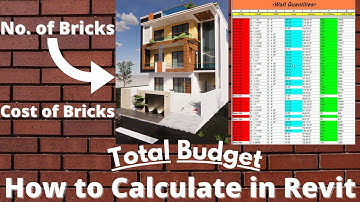 Calculate the Number of Bricks in Revit Walls | 28th lecture Estimation of wall | PTS CAD EXPERT