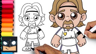 how to draw luka modric