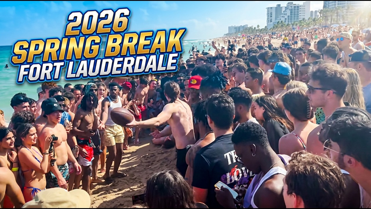 Spring Break Fort Lauderdale 2026 Walkthrough Rock bar las olas March ...