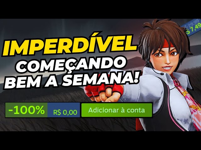 7 Novos jogos GRÁTIS, Descontos de até 91% e jogos abaixo de 10 reais na  STEAM e NUUVEM - Quanto que vai custar