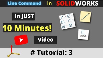 Line command in Solidworks || How to use all options in Line command || Solidworks Tutorial 2021
