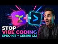 Build Real Apps with Gemini CLI + SpecKit, Not Demos