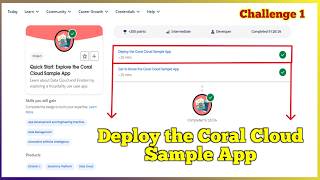 Deploy the Coral Cloud Sample App | Quick Start Explore the Coral Cloud Sample App | Challenge 1