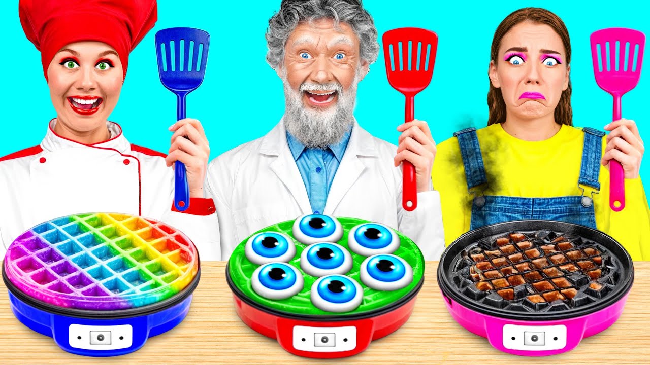 我vs祖父 烹飪挑戰 | 有趣的食物情況 RaPaPa Best