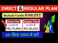 direct plan vs regular plan in mutual fund | direct vs regular mutual funds | mutual fund