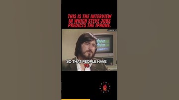 STEVE JOBS PREDICTION OF IPHONE IN 1981 INTERVIEW