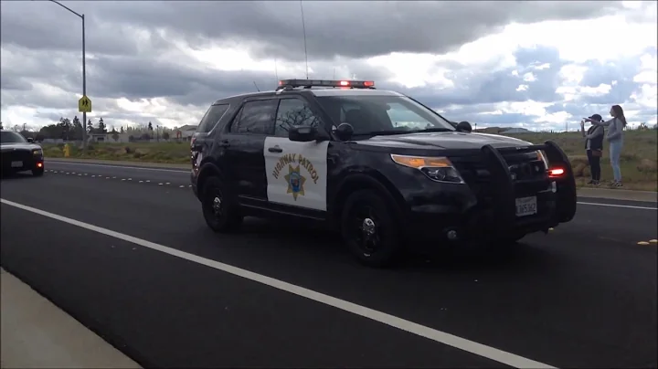 CHP Officer Lucas F. Chellew Funeral Procession (M...