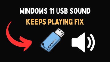 Windows 11 USB sound keeps playing FIX