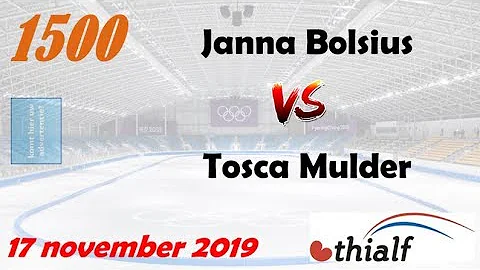 Janna Bolsius vs Tosca Mulder 1500 Thialf 20191117