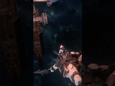 宇宙でポラリスから落下→その直後に爆散。ギリ助かった件🚀 #starcitizen #スターシチズン
