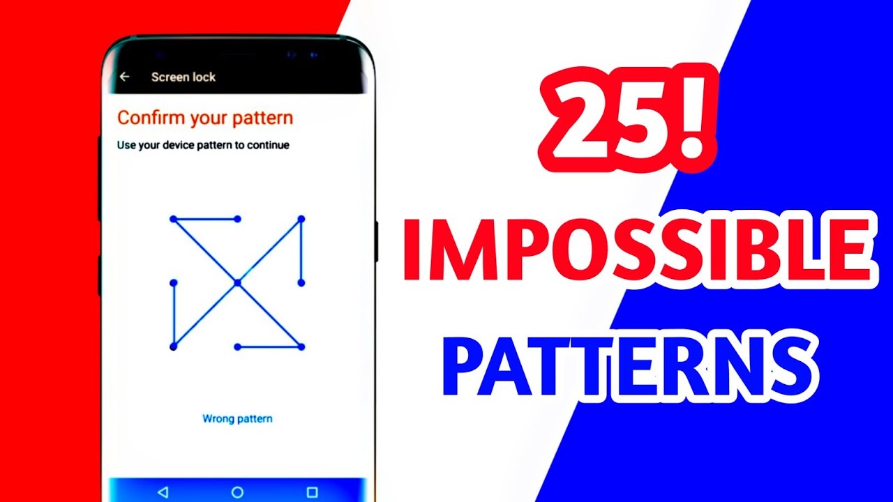 TOP 25 IMPOSSIBLE PATTERN LOCKS /📱📱📱16 June 2020 - YouTube