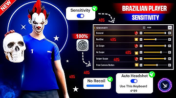 Free Fire Max Headshot Setting After Update 2025⚡Best Sensitivity Settings ⚙️| Sensitivity Setting