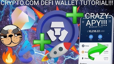 CRO COIN INSANE APY!!! CRYPTO.COM DEFI WALLET TUTORIAL! HOW TO MAKE PASSIVE INCOME FROM CRYPTO! BTC