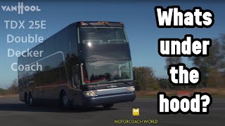 What's under the hood of the Double Decker bus? | Vanhool TDX 25E Techs and Specs by Motorcoach World 5,964 views 7 months ago 17 minutes