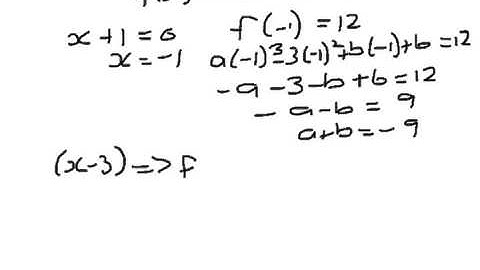 C1 June 2010 Q2(factor theorem)