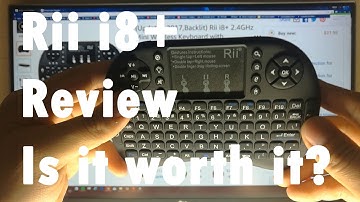 Rii i8+ Review - 2.4GHz Mini Wireless Keyboard with Touch pad Mouse, LED Back-lit