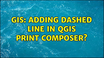 GIS: Adding dashed line in QGIS print composer?