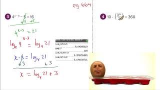 A2 Carnegie Module 3 Topic 3 Lesson 3 Logarithmic Equations Profile