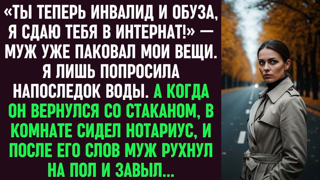 «Ты обуза!» — кричал он, собирая вещи. Но вернувшись, застал нотариуса... и рухнул на колени